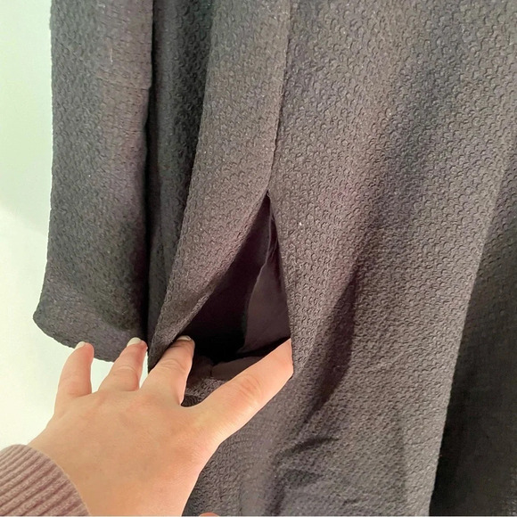 See By Chloe Black Peasant Style Long Sleeve Dress - Picture 6 of 8